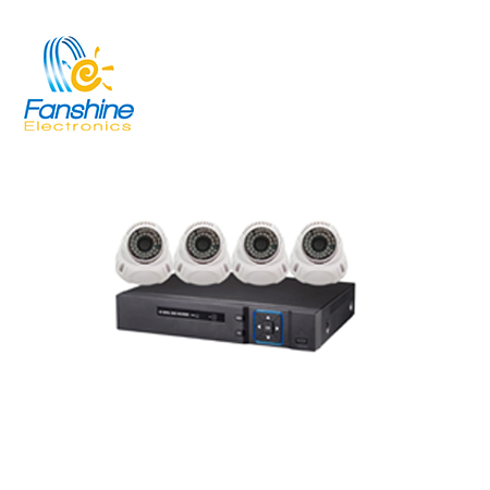 Fanshine 2018 HOT SALE 4 dome Indoor camera kit