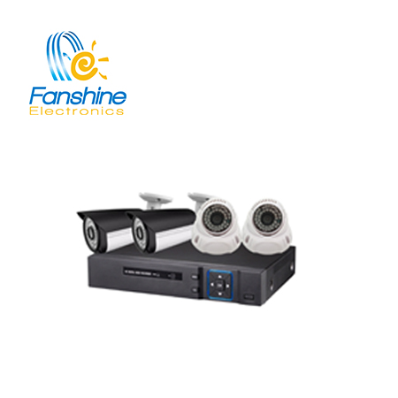 Fanshine 2018 Hot Sale camera kit for 4 camera +  one 4CH 1080N DVR