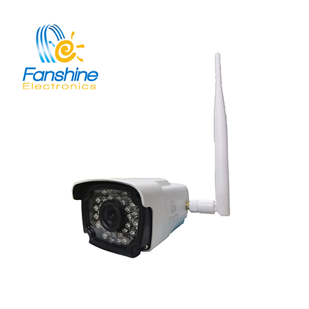 2018 Fanshine High Quality 2MP P2P 64GB SD Card One Antenna Wifi Wireless IP Camera