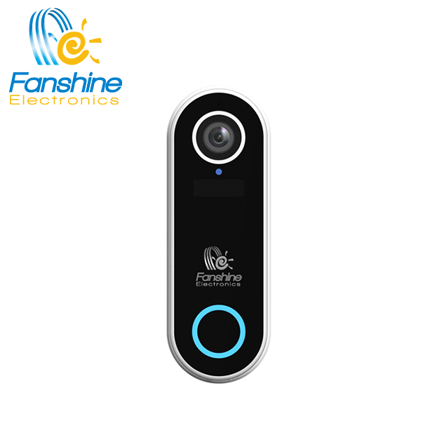 门铃摄像头智能无线视频电池门铃1080P带双向音频家庭wifi摄像头